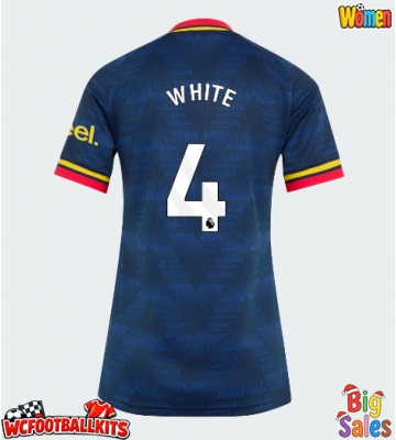 Arsenal Ben White #4 Replica Away Stadium Shirt for Women 2026-27 Short Sleeve